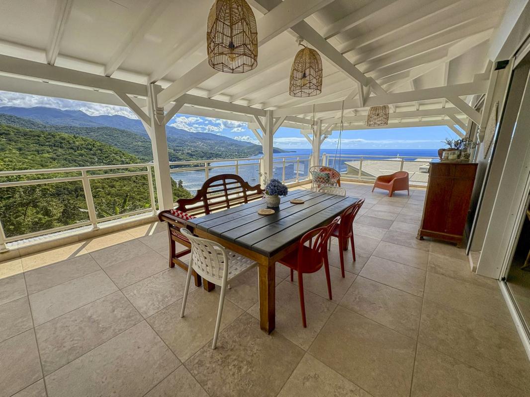 2.Location Villa piscine vue mer Bouillante Guadeloupe_Vue mer Caraibes